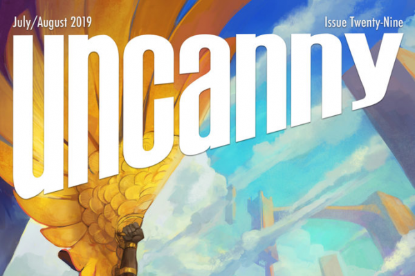 Обложка журнала «Uncanny». Художник Джулия Диллон.